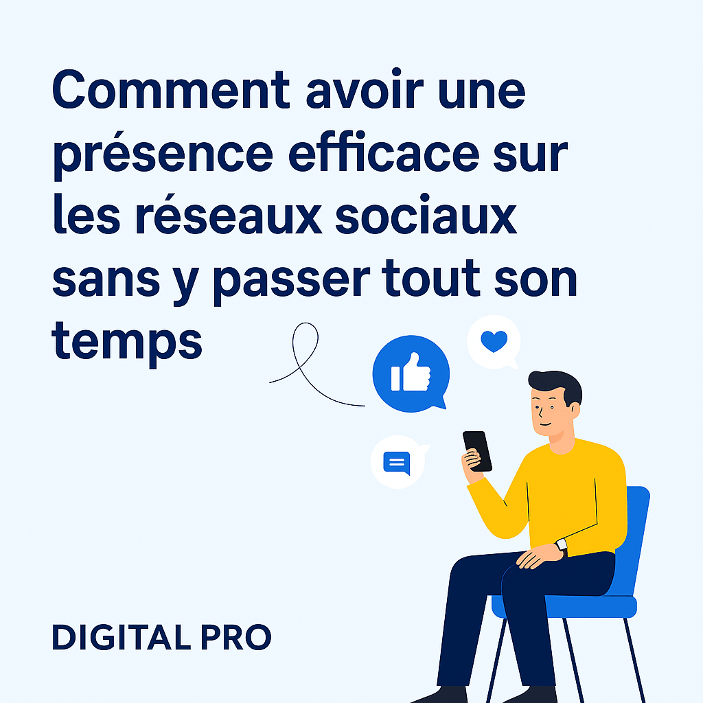 Comment avoir une présence efficace sur les réseaux sociaux sans y passer tout son temps